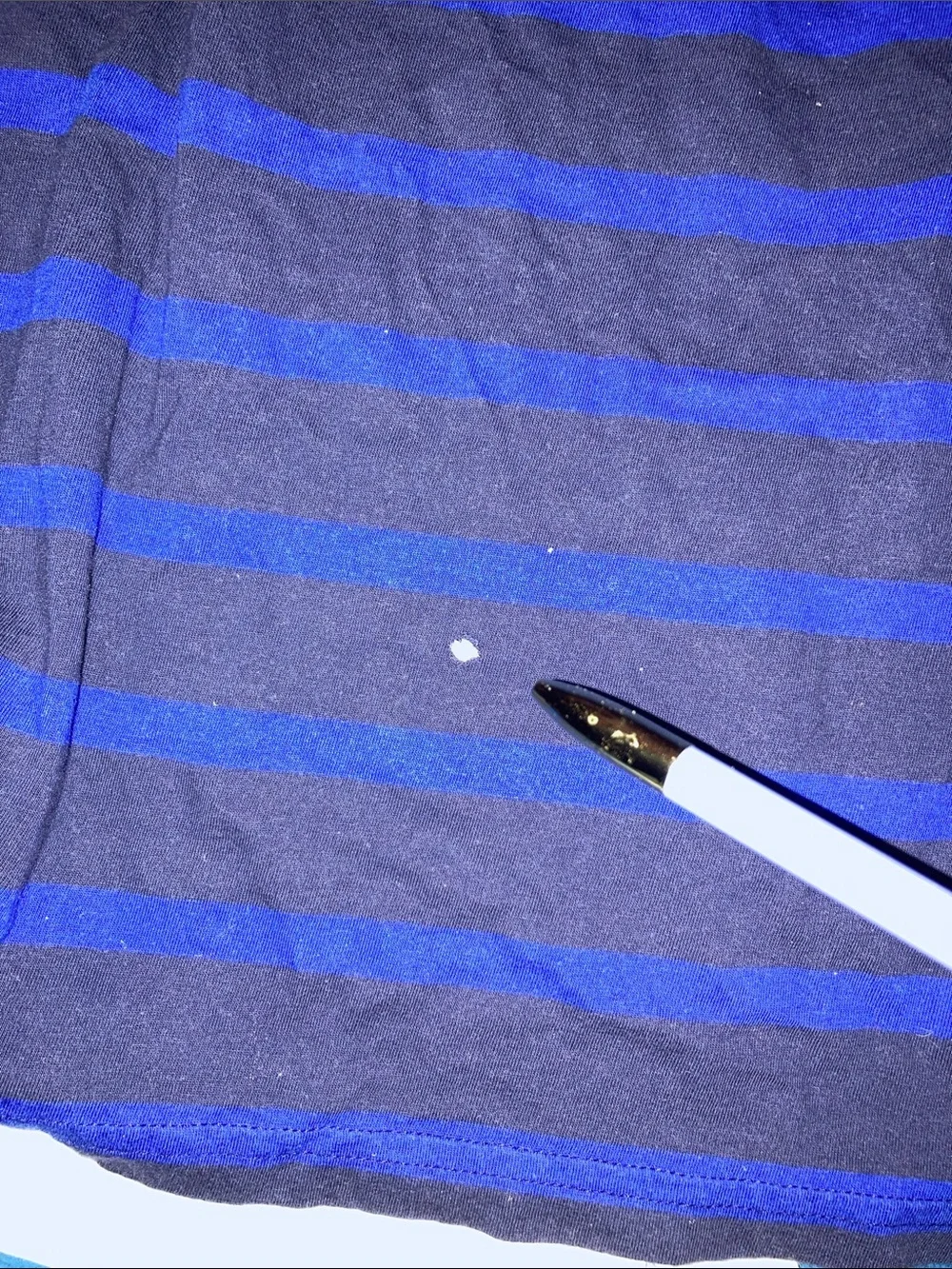 Ralph Lauren Black & Royal Blue Striped Long-Sleeve Tee